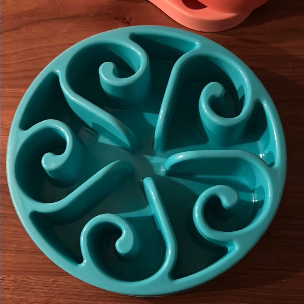 Two Slow Feeder Dog Puzzle Toys